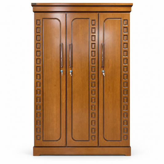 Delux Furniture three-door cupboard front view