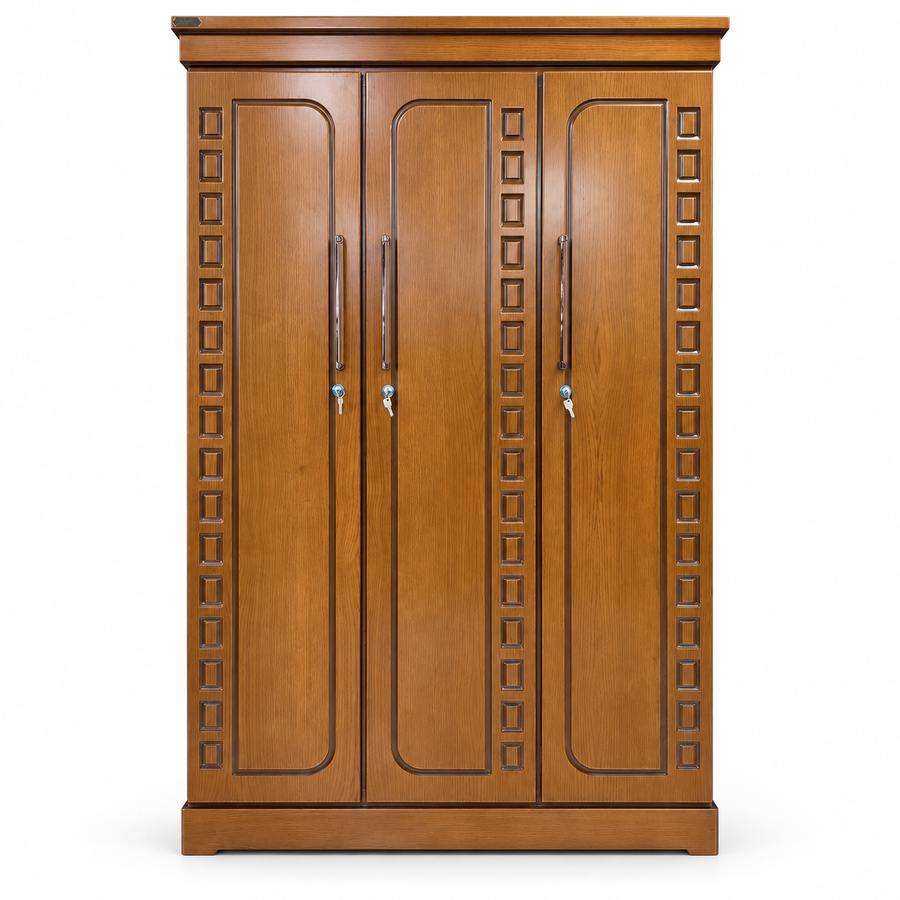 Delux Furniture three-door cupboard front view